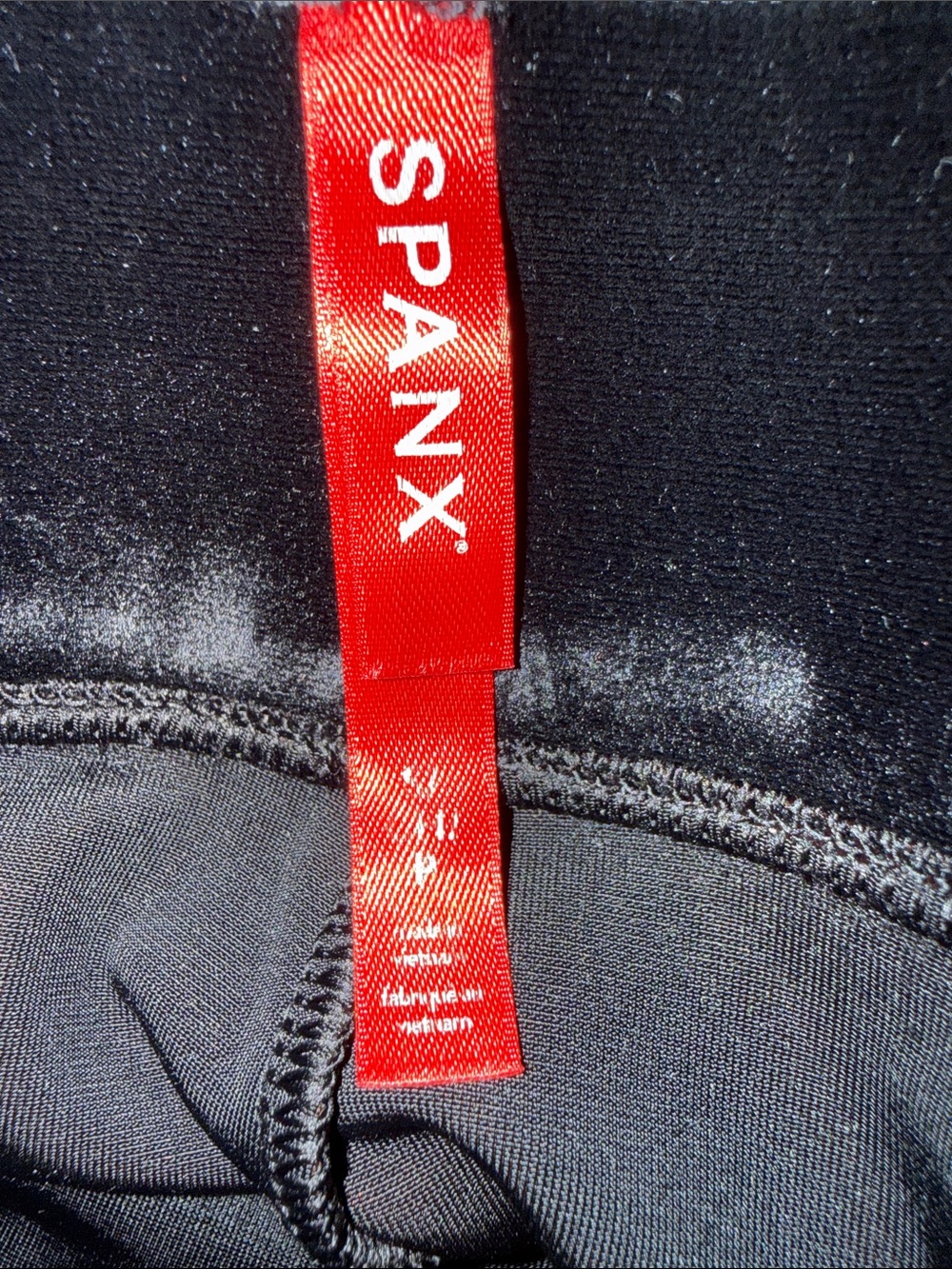 Spanx Black Velvet Front Slit Wide Leg Pants Size SP - Picture 2 of 7